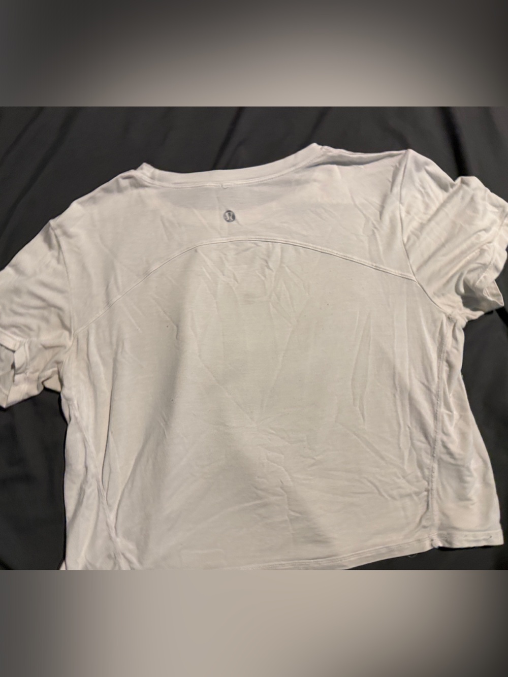 lululemon athletica White Short-Sleeve Crop Top